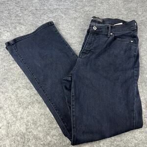 Levi's 512 Bootcut Jeans Womens 10M Or 30x32 Perfectly Slimming Ladies Dark Wash